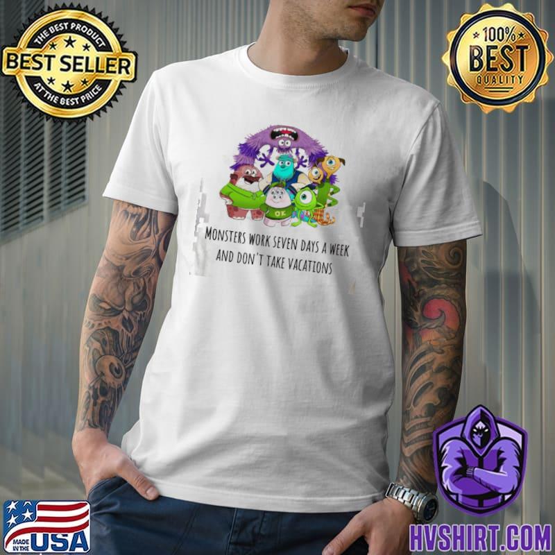 We are the monsters monsters at work animation shirt