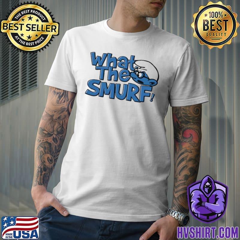 What the smurf design cartoon classic shirt