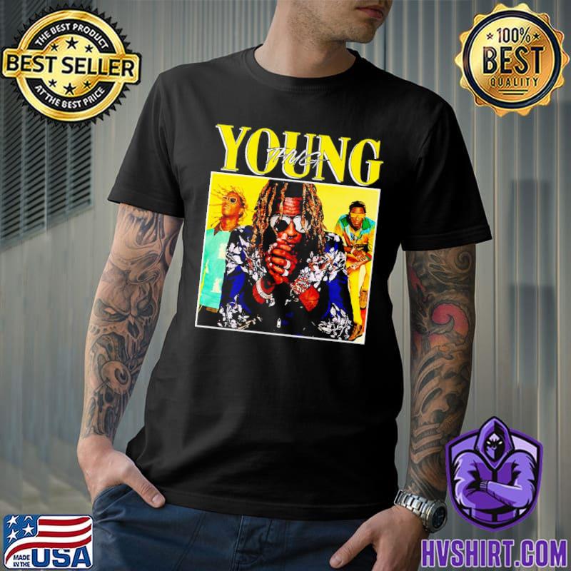 Young thug bootleg rap music shirt