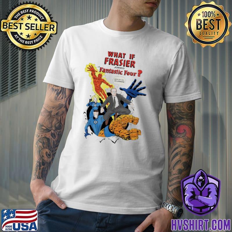 Frasier fantastic four cartoon design classic shirt