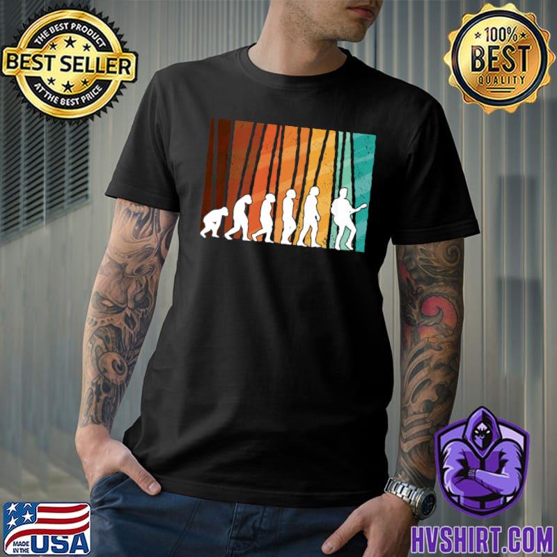 Human Evolution Guitar Band Vintage Guitarist T-Shirt