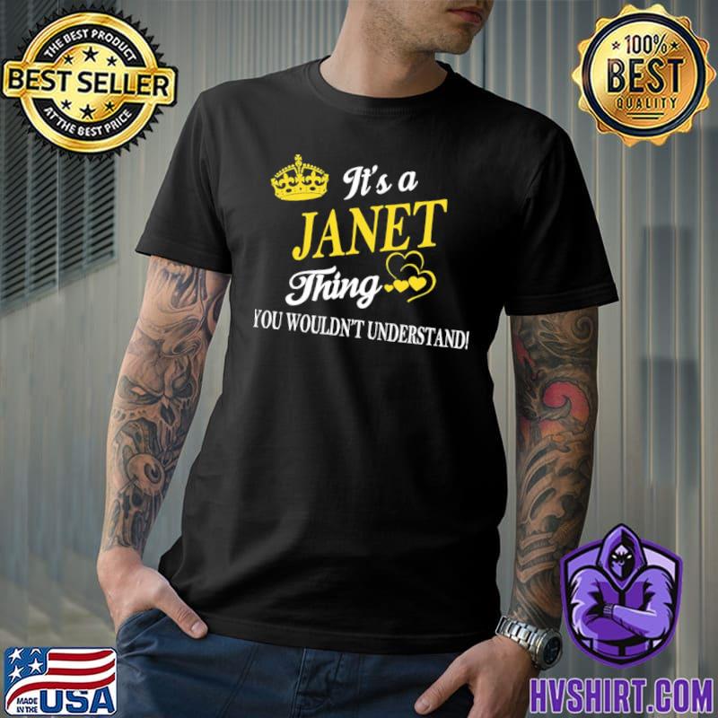 It's a janet thing janet jackson gifts for music fans shirt
