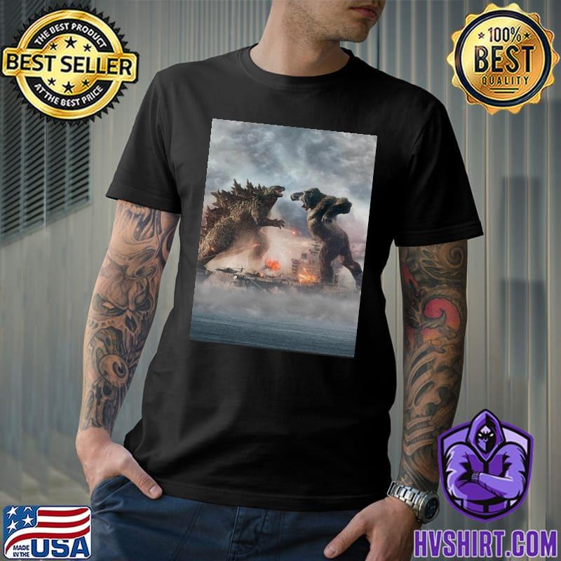Kingkong With Godzilla Shirt