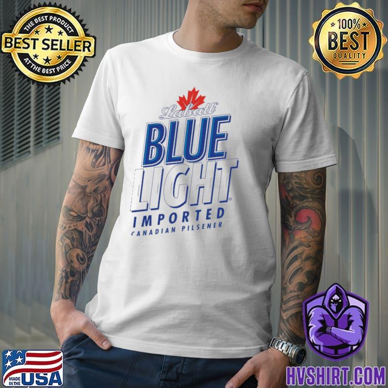 Labatt blue light design imported canadian pilsener shirt