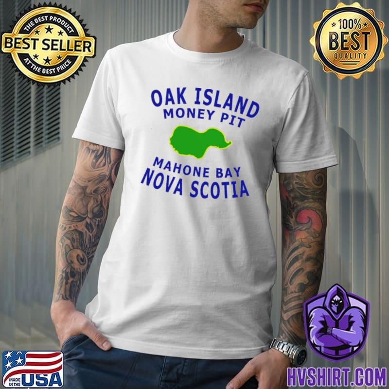 Mahone bay nova scotia oak island money pit expedition shirt