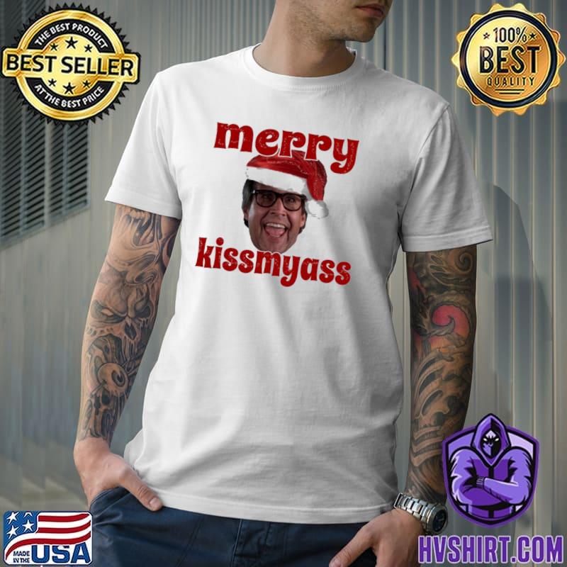Merry kissmyass funny national lampoon's christmas vacation classic shirt