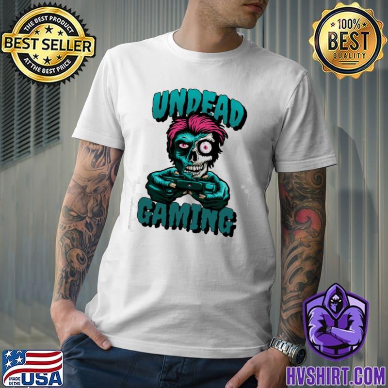 Undead gaming horror art shirt