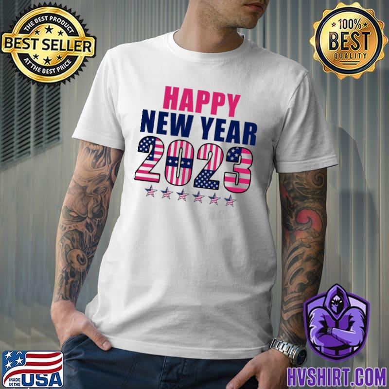 Usa happy new year 2023 shirt