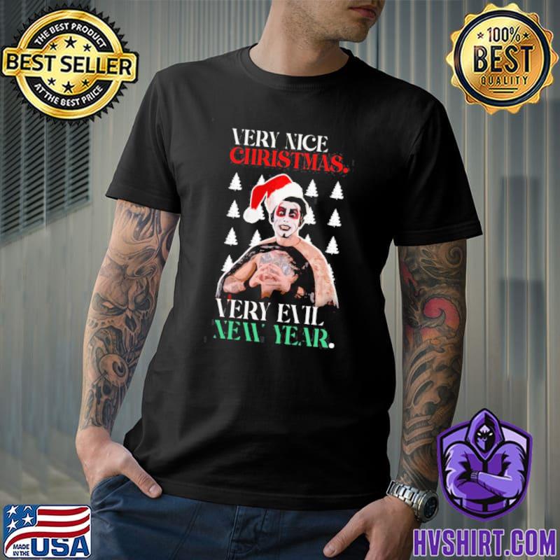 Very nice christmas very evil new year danhausen holidays edition shirt