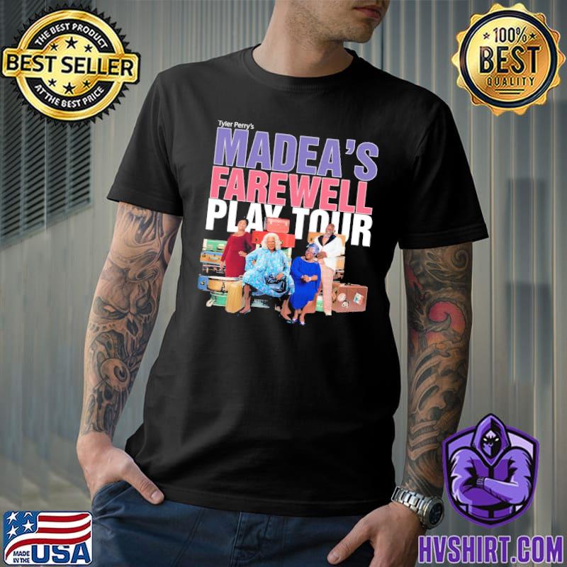 Vintage tyler perry's madeas farewell play tour black theatre classic shirt