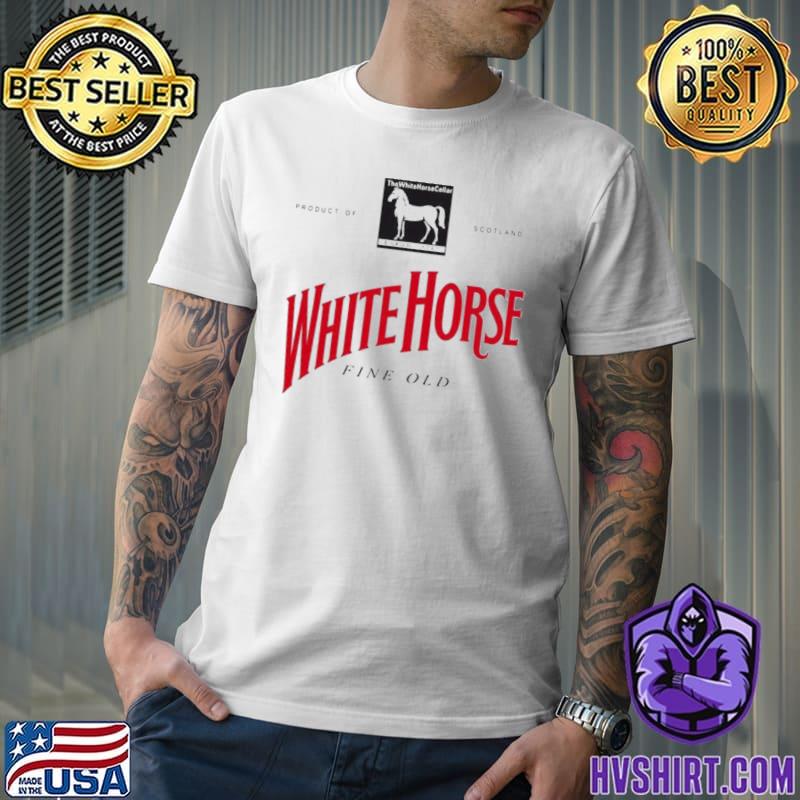 Wh fine old white horse shirt