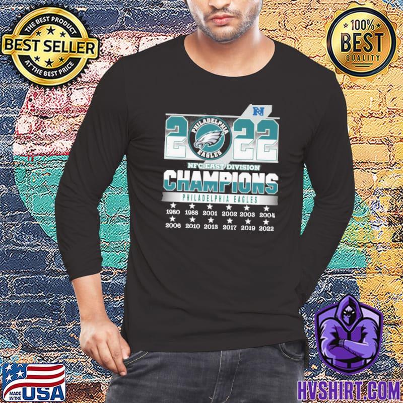 Original philadelphia eagles 2022 nfc east division champions 1980 2022  shirt, hoodie, sweater, long sleeve and tank top