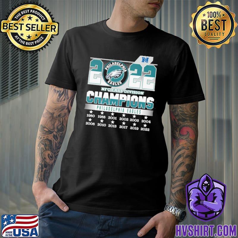 Original philadelphia eagles 2022 nfc east division champions 1980 2022  shirt, hoodie, sweater, long sleeve and tank top