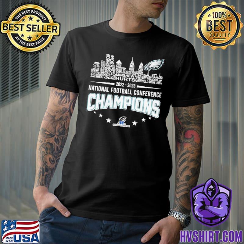 Philadelphia eagles champions national football conference 2022 2023 shirt,  hoodie, sweater, long sleeve and tank top