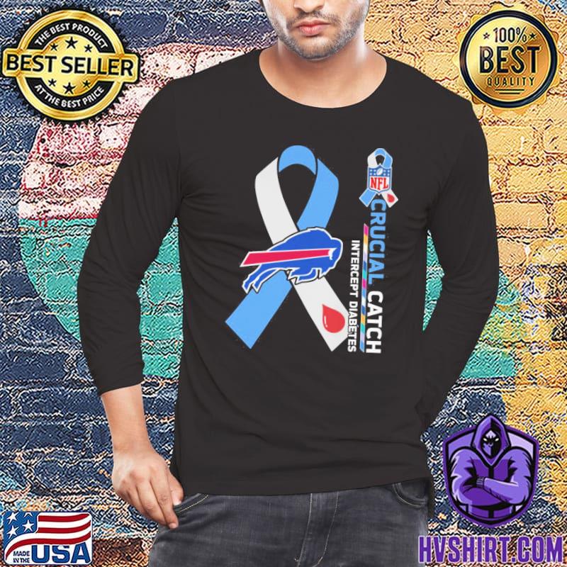 Buffalo Bills Crucial catch intercept Diabetes NFL shirt