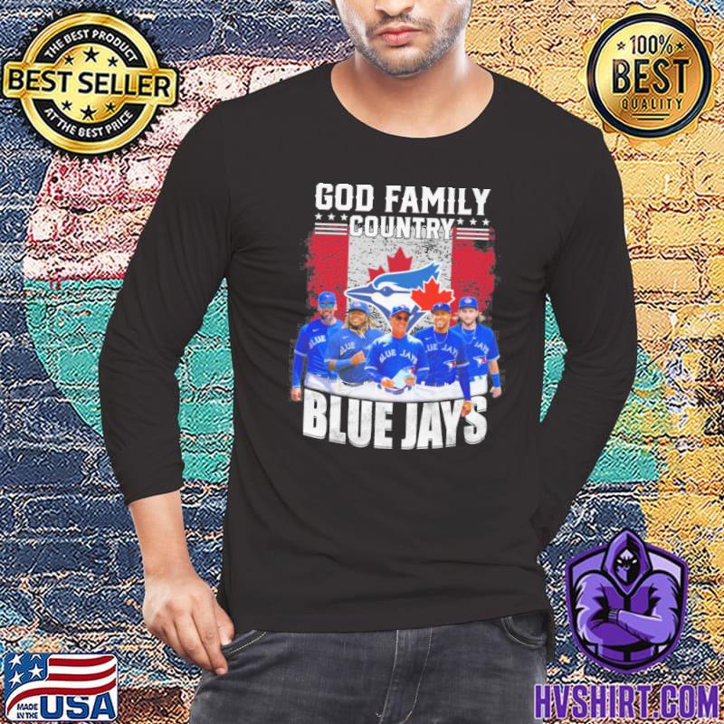 God family country Toronto Blue Jays Canada flag baseball shirt -  Guineashirt Premium ™ LLC