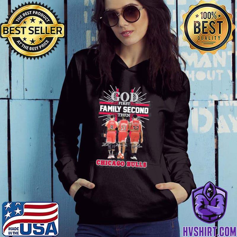 God first family second then Chicago Cubs baseball glitter shirt, hoodie,  sweater and v-neck t-shirt