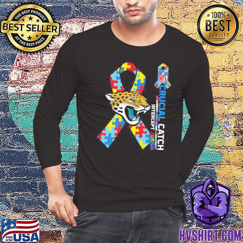 Jacksonville Jaguars NFL Crucial Catch Intercept Autism shirt