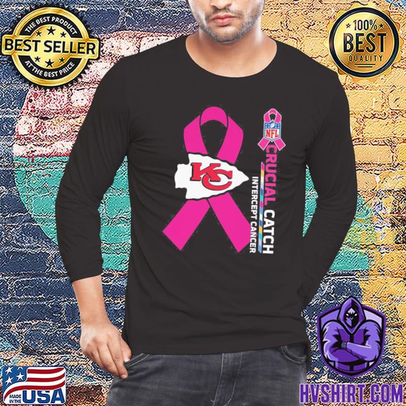 NFL Kansas City Chiefs Crucial Catch Intercept Cancer shirt, hoodie, sweater,  long sleeve and tank top