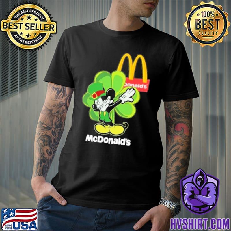 Mickey dabbing McDonald's St.Patrick's day shirt