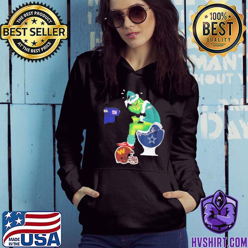 The Grinch Washington Commanders Shitting On Toilet Dallas Cowboys And  Other Teams Shirt, hoodie, sweater, long sleeve and tank top