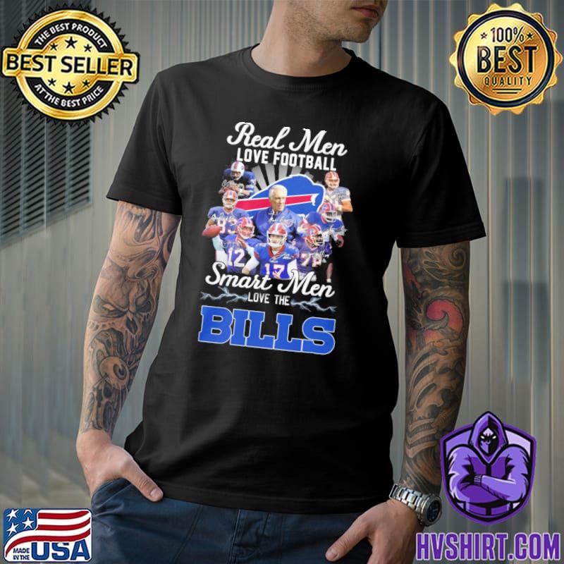 Official nEW 2023 Real Women Love Football Smart Women Love The Buffalo  Bills Signatures T-Shirt, hoodie, tank top, sweater and long sleeve t-shirt