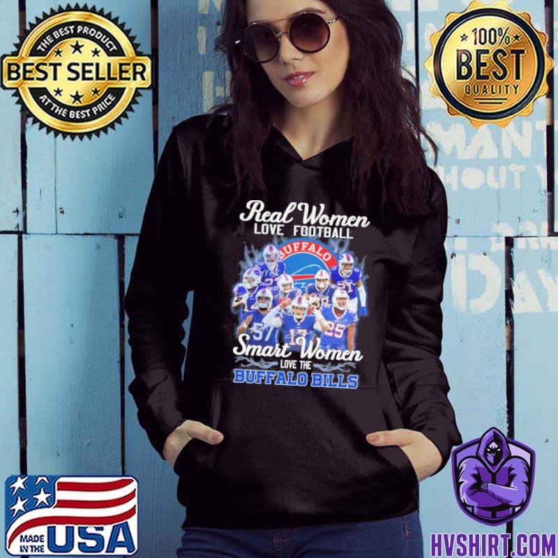 Real women love football Buffalo smart women love the Buffalo Bills  signatures shirt - Guineashirt Premium ™ LLC