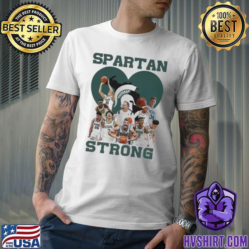 Spartan strong heart player shirt