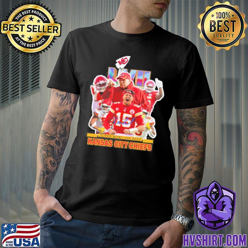 Super Bowl LVII 2023 Kansas city Chiefs signature LVII shirt, hoodie,  sweater, long sleeve and tank top