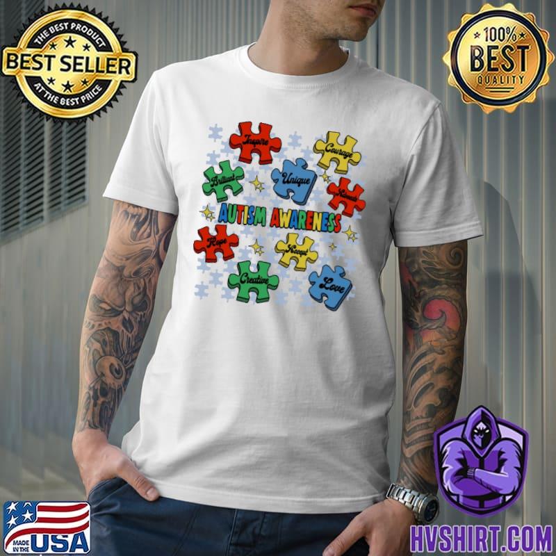 Autism Awareness Unique creative keept love shirt