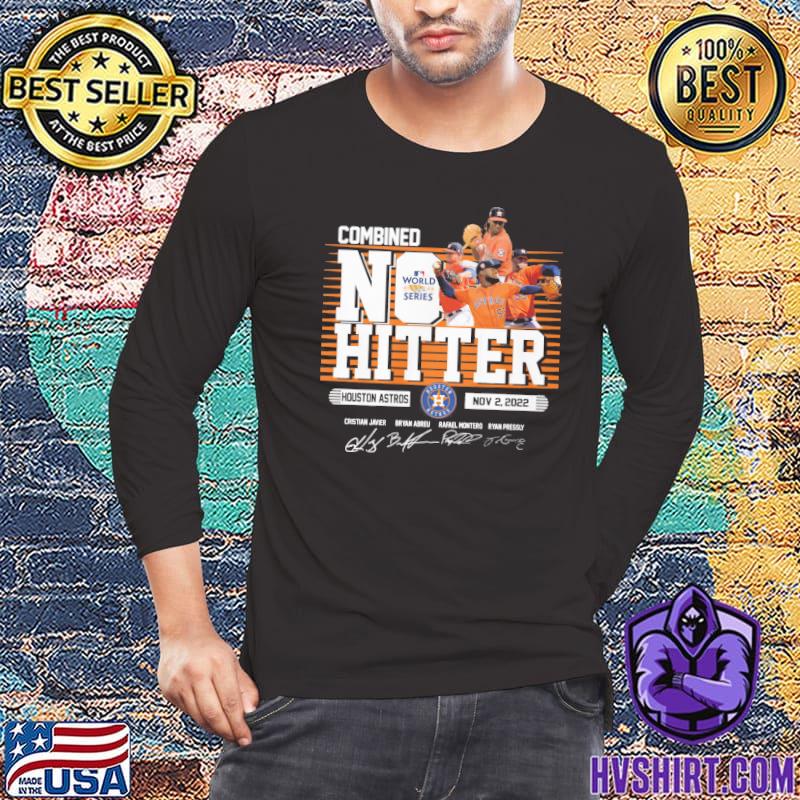 Combined no hitter Houston Astros world series signatures shirt -  Guineashirt Premium ™ LLC