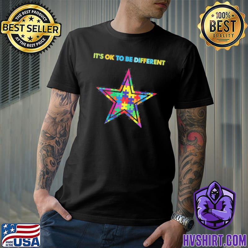 2023 Dallas Cowboys Autism It's ok to be different shirt