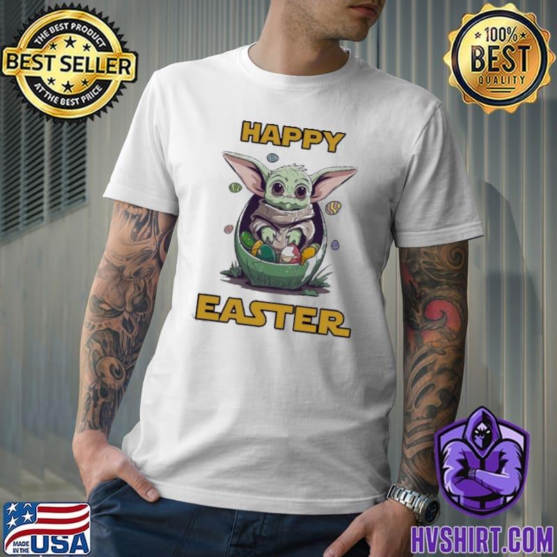 Eaters Baby Yoda Baby Bunny I Am love me You Must egg Shirt