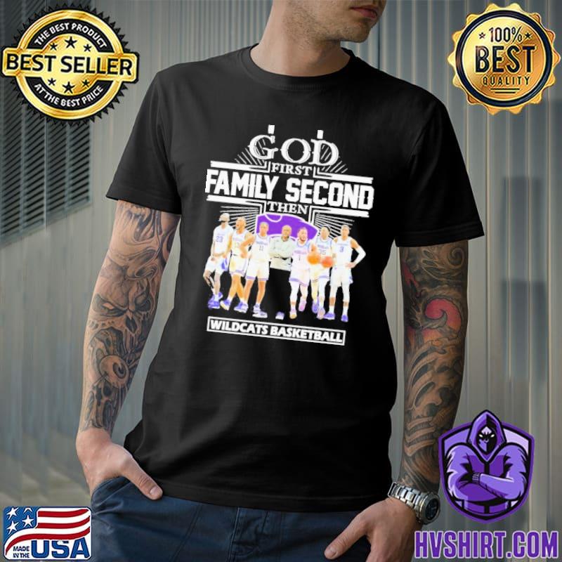 God First Family Second K-state Wildcats Men’s Basketball Team sport Shirt