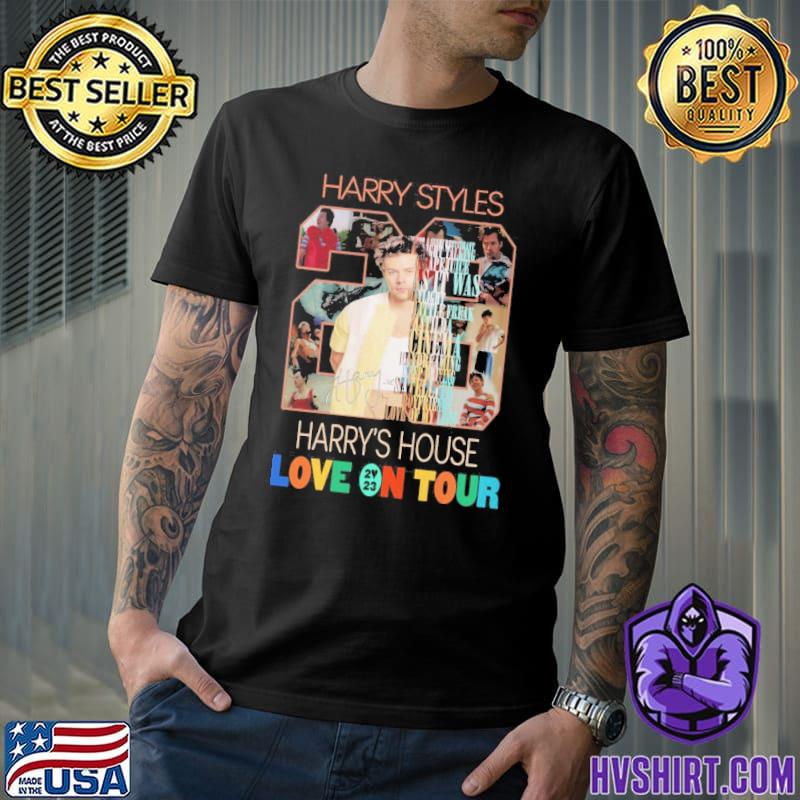 Harry Styles Harry's house love on tour 2023 signature shirt