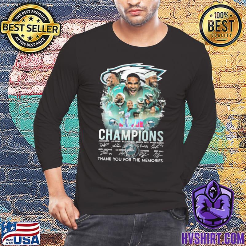 Philadelphia eagles super bowl champions 2023 signatures shirt, hoodie,  sweater, long sleeve and tank top