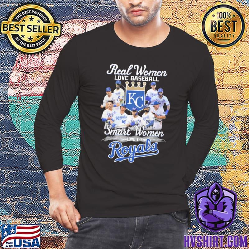 Real Women Love Baseball Smar The Royals Unisex T-Shirt - Torunstyle