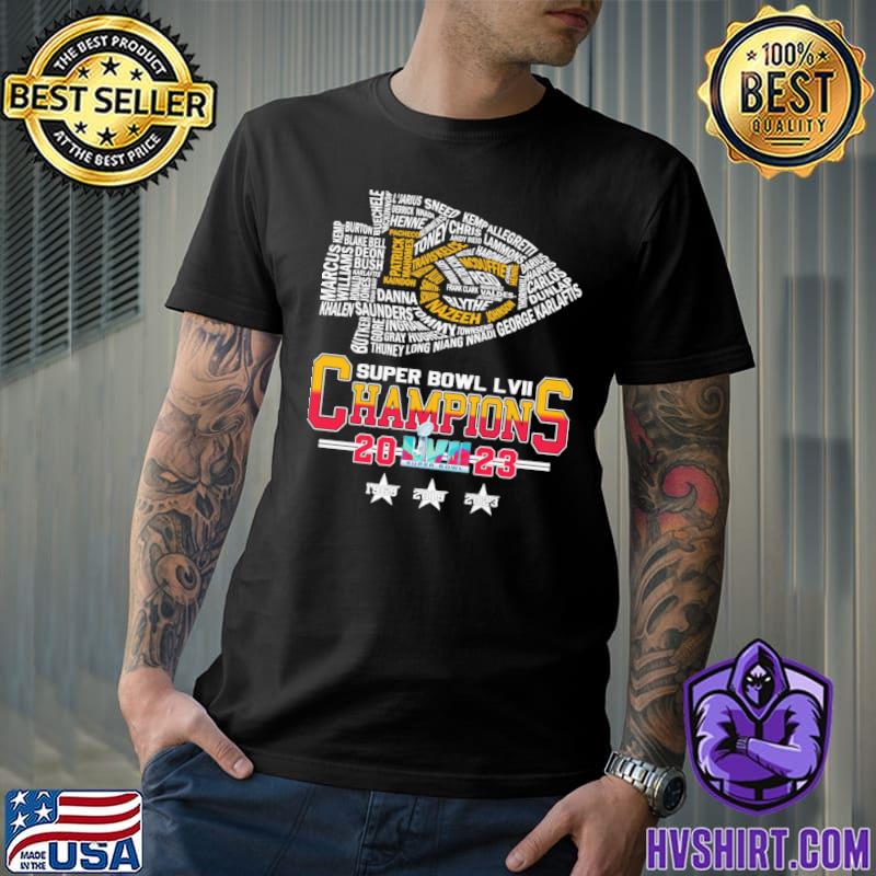 Super bowl LVII champions 2023 Kansas city Chiefs shirt
