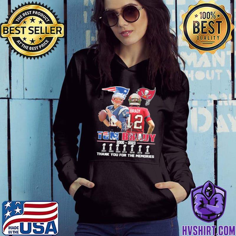 Tom Brady 2000 2023 Thank You For The Memories Shirt,, 49% OFF