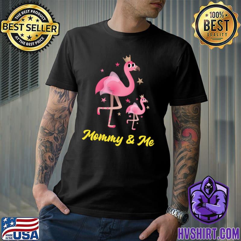 Mommy & Me Mommy And Baby Flamingo Graphic T-Shirt