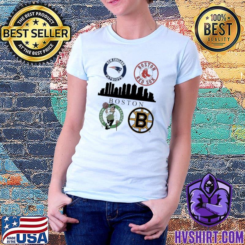 New England Patriots and Boston Red Sox and Boston Celtics and Boston  Bruins Massachusetts shirt, hoodie, sweater, long sleeve and tank top