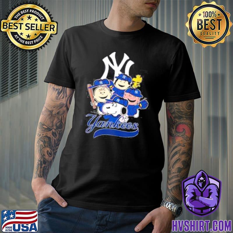 Peanuts Snoopy MLB New York Yankees woodstocks shirt