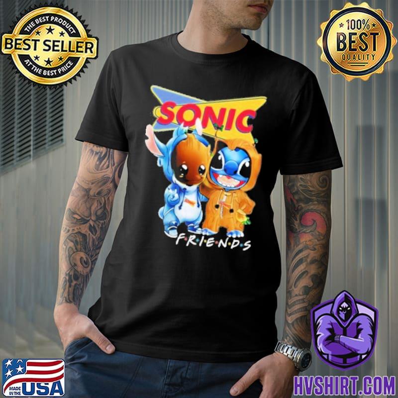 Stitch and groot friends SONIC DRIVE-IN shirt