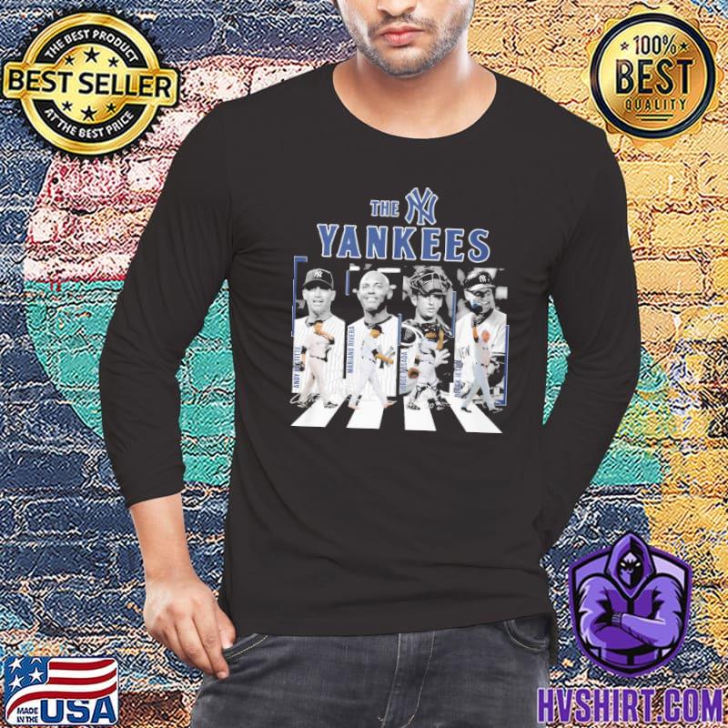 The Yankees signatures Walking Abbey Road shirt - Guineashirt