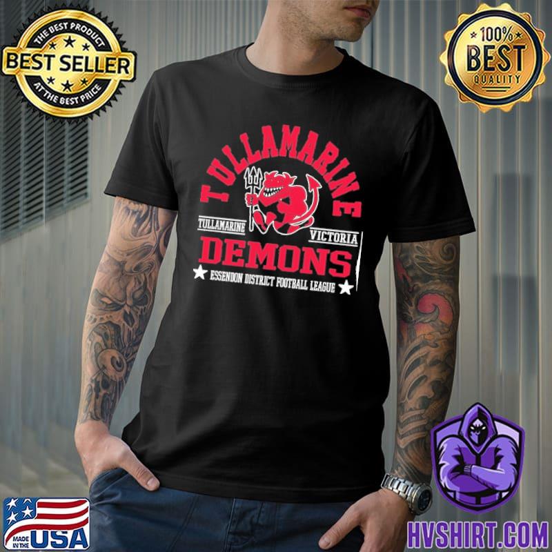 Tullamarine victoria demons essendon district football league shirt