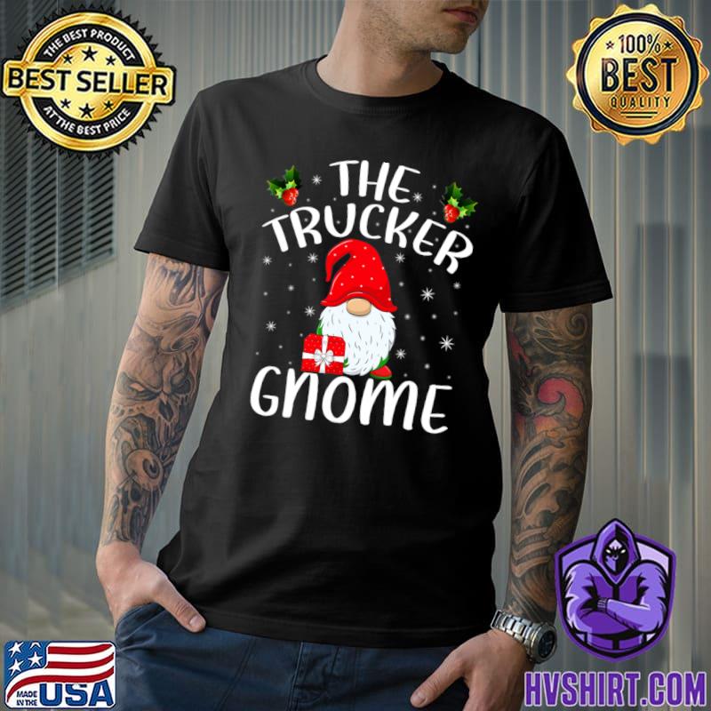 Xmas Holiday Family Matching The Trucker Gnome Christmas T-Shirt, hoodie, long sleeve and tank top