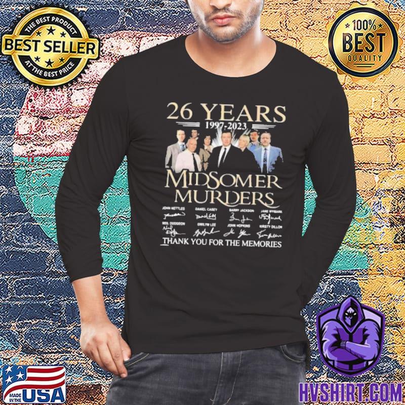26 years 1997 2023 Midsomer murders thank you for the memories signature shirt