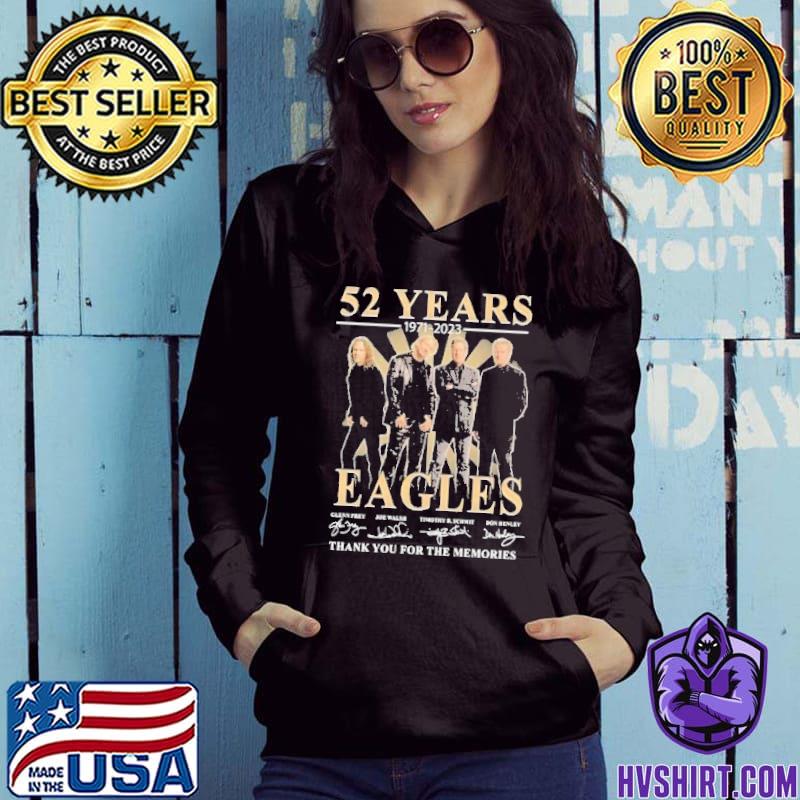 Official Eagles Band 52 Years Anniversary 1971-2023 Signatures Shirt,  hoodie, sweater, long sleeve and tank top