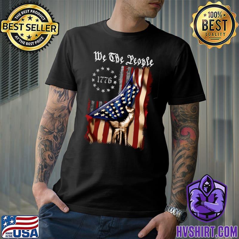 American Flag We The People History 1776 July 4th T-Shirt
