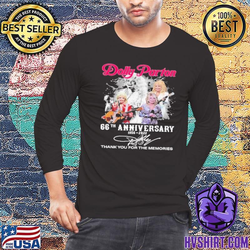 Dolly Parton 66th Anniversary thank you for the memories signature shirt